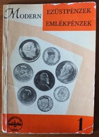Könyv,  Juhász Andor,  Modern ezüstpénzek emlékpénzek 1970