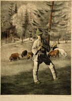 Dudás Jenő (1900-1991) Pásztorfiú /számlát adunk hozzá/