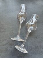 Tulipán forma pálinkás pohár ﻿-2 db