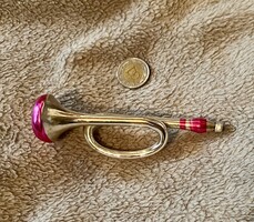 Régi, retro ,üveg  Karácsonyfadísz