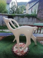 Art deco ritka porcelán antilop 17 cm magas ritka szépségek kerülnek ma fel az oldalra