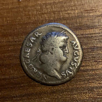 Nero ezüst denár, AD 64-65, Roma -2,93gr, 18-19mm átmérő. Ritka!