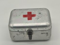 Retro alumínium egészségügyi mentődoboz elsősegélydoboz