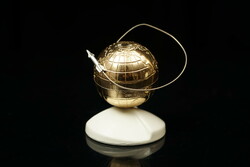 Mid century Szputnyik Asztali Dekoráció / CCCP / Földgömb Dísz / Levélnehezék / Régi Retró Rakéta