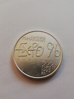 Expo 96. Ezüst 500 Ft. 31,4 g.
