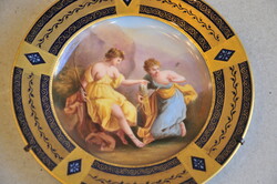 Royal Vienna porcelán tányér, 19. század