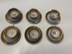 6 személyes porcelán kávéscsésze készlet (12 db)-Oscar Schlegelmilch