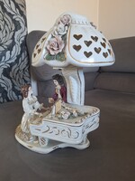 Roceram-Alba-Lulia márkájú Román porcelán asztali lámpa
