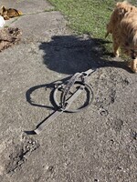 Régi kovácsoltvas nagy Vad csapda