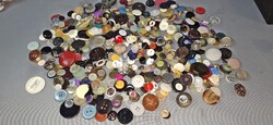 Vintage vegyes gomb csomag 200-300 darab , 443 gramm  4.