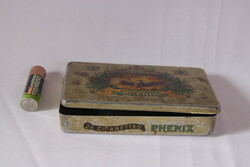 Antik „Phenix” fémdoboz – Nestor Gianaclis, Kairó (Egyiptom) Dekoratív, litografált fém doboz