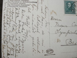 Csík Ferencnek az Olimpiai faluba küldött fotólap, 1936. Patkó Imre és Jakab Antal autográf