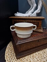 Vintage német porcelán leveses csésze