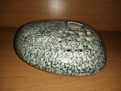 Vintage Kerezsi Gyöngyi kerámia kavics ikebana váza (19/d)