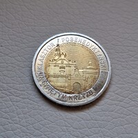 Lengyelország 5 Zloti, 2022 - Az egykori bencés kolostor a Szent Kereszt hegyen - Emlékérme