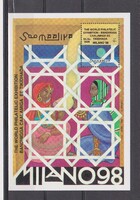 Szomália 1998 ** Blokkbélyeg - Nemzetközi Bélyegkiállítás "MILANO '98" - Olaszország