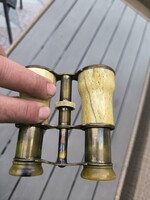 Antik csont bevonatos Tàvcső színházi làtcső. Kiváló antik darab.