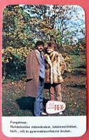 Kártyanaptár , 1984. DÉL-TEX Szeged ,Baja ,Békéscsaba.