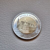 Lengyelország 5 Zloti, 2025 - Brzeg Town Hall - Emlékérme