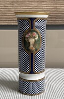 Hollóházi porcelán Szász Endre Arcok kollekció váza