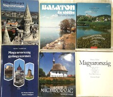 6 db. könyv. Balaton-Magyarország.