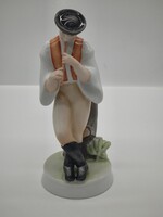 Zsolnay furulyázó juhász