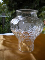 Vastag buborékos mintás üveg lámpa búra