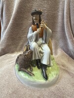 Zsolnay Furulyázó juhász