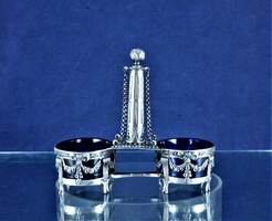 CSODÁS, ANTIK EZÜST FŰSZERTARTÓ, PÁRIZS, CA. 1840!!!