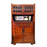 Szecessziós intarziás tálaló szekrény - 53424