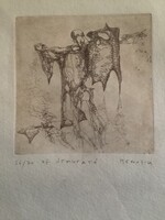 Bencsik János (1945-): Útmutató ( rézkarc )