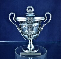 LÉLEGZETELÁLLÍTÓ, ANTIK EZÜST BONBON TARTÓ, PÁRIZS, 1810!!!