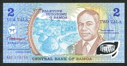 Nyugat-Szamoa 1990 2 Tala polimer UNC