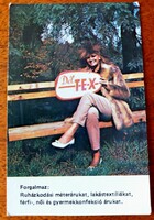 Kártyanaptár ,1984.DÉL-TEX SZEGED, BAJA, BÉKÉSCSABA .