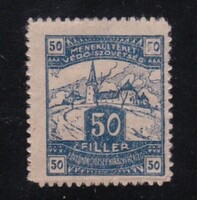 Menekülteket Védő Szövetség 50 fillér Postatiszta Adomány Bélyeg