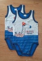 Ellepi cotton sleeveless bodysuit / jumpsuit - 2 pcs (Size 86, NEW)