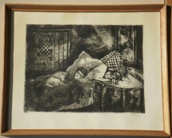 (K) Imre István (1918-1983) : Évi  (a művész kislánya)