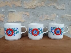 3 db Alföldi Porcelán bögre együtt _ Bella minta