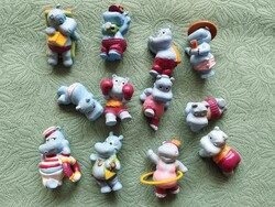 Kinder figurák, viziló 12 db/csomag