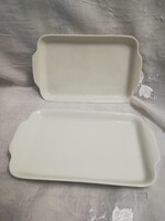 Fehér porcelán kis méretű tálca