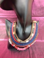 Retro Vintage törzsi, etnikai stílusú galléros nyaklánc.