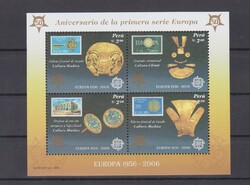 Peru 2005 ** Blokkbélyeg -  Az első Európa bélyegsorozat 50. évfordulója