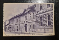 1930-40 körül Esztergomi Szent Benedek-rendi Szent István katolikus Főgimnázium Székház  Postatiszta