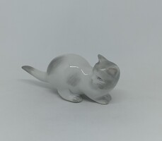 Zsolnay porcelán cica!