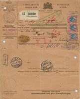 1914 - Csomagfeladó vevény - Hollandia