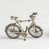 Ezüst miniatűr bicikli EZM-94
