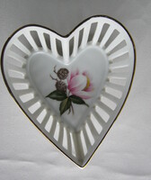 Bavaria porcelán szív alakú tálka