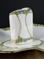 Gonda Margit gyönyörű szecessziós stílusú nagy kínáló és váza