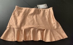 Új címkés Zara Trafaluc collection bronz bronzos réz arany gold miniszoknya szoknya