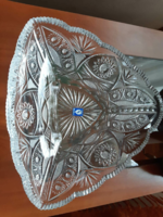 Kőszegi Kristály tál asztalközép/kínáló /bonbonier/gyümölcstartógyümölcstartó/